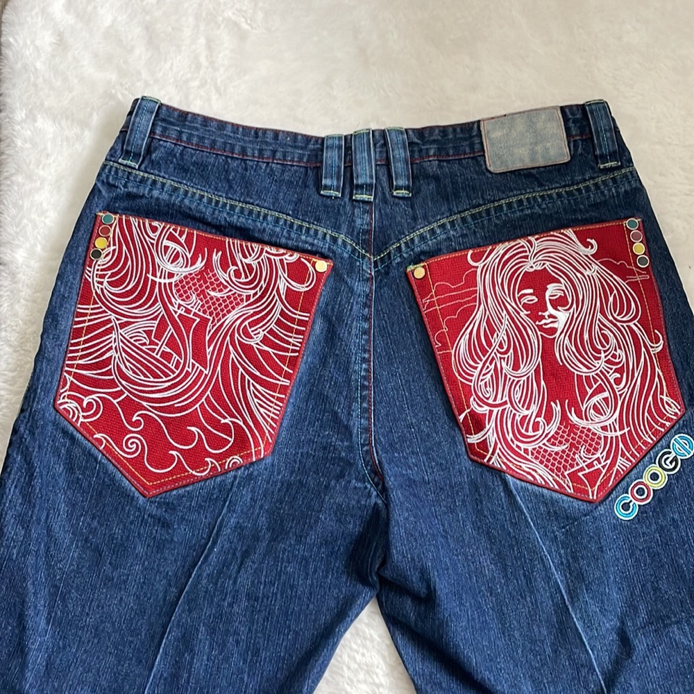Coogi Men's Multi Jeans Size W42 L341/2